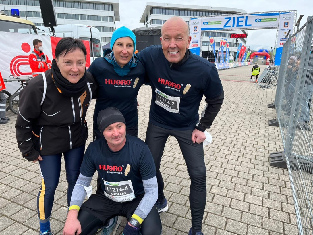 “HUGRO-Runners” beim Freiburg Marathon 2022